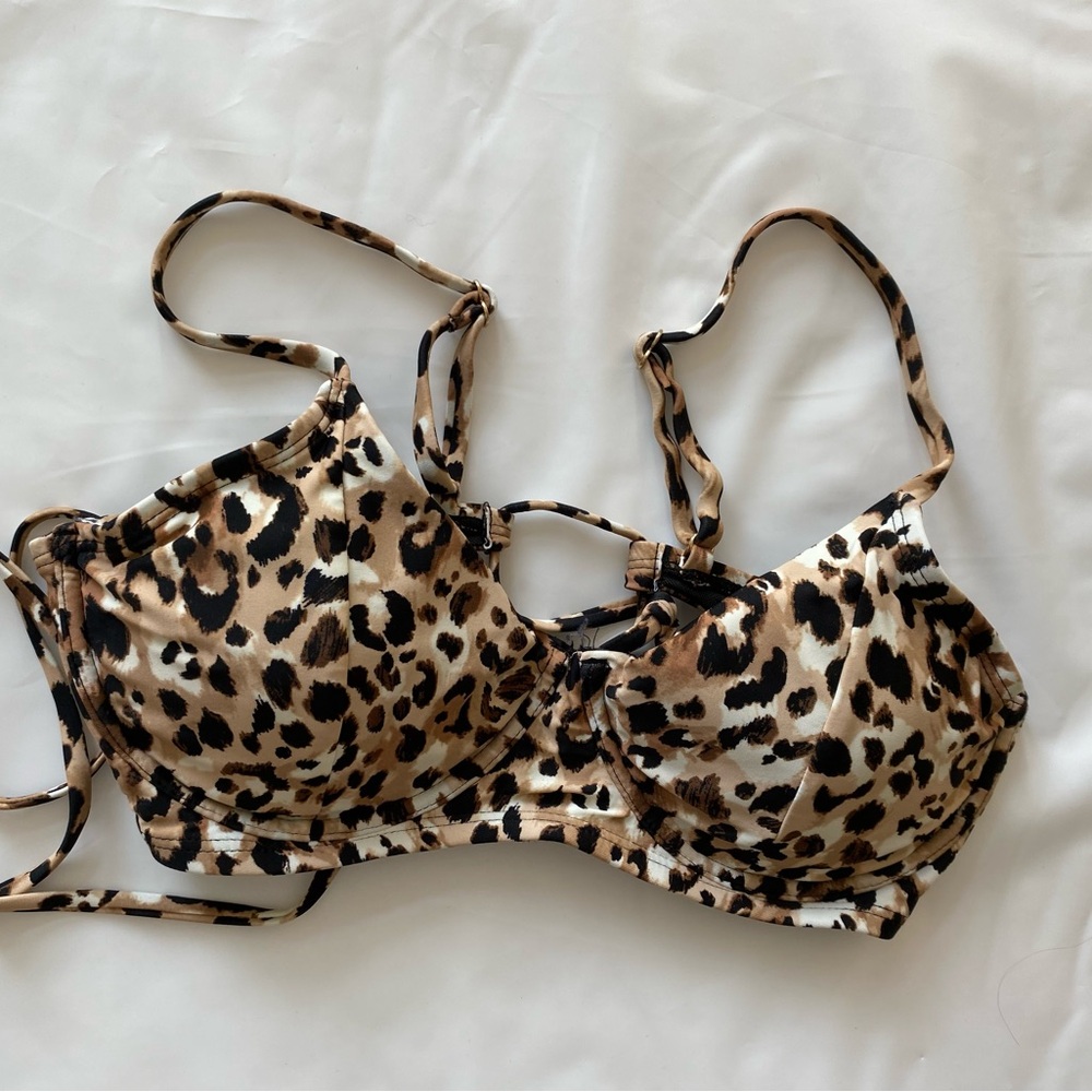 Leopard Print Underwire Bikini